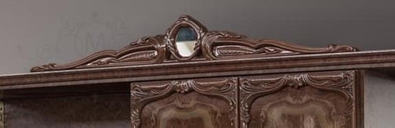 Декоративный элемент шкафа 2-х дв. (корона) беж