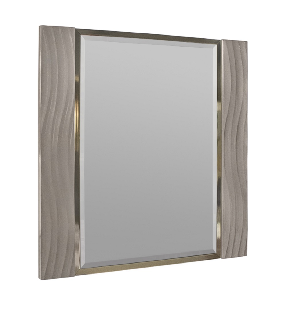 Зеркало 855х855 из комплекта спальни Гравита Серый глянец