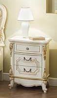 Тумбочка прикроватная из комплекта спальни "Мона Лиза Люкс" Крем