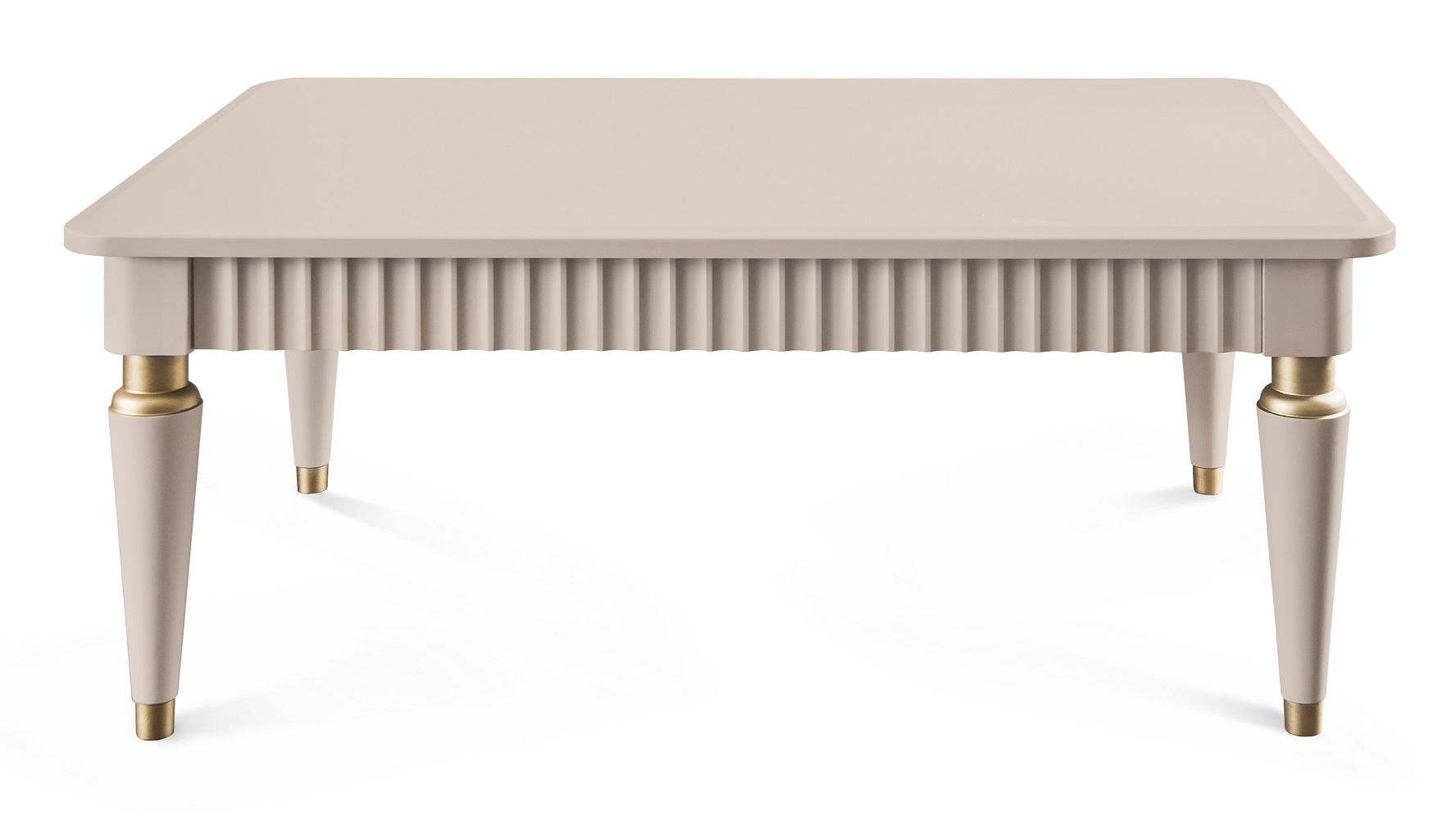 Стол журнальный из набора для гостиной прямоугольный "Лара",бежевый