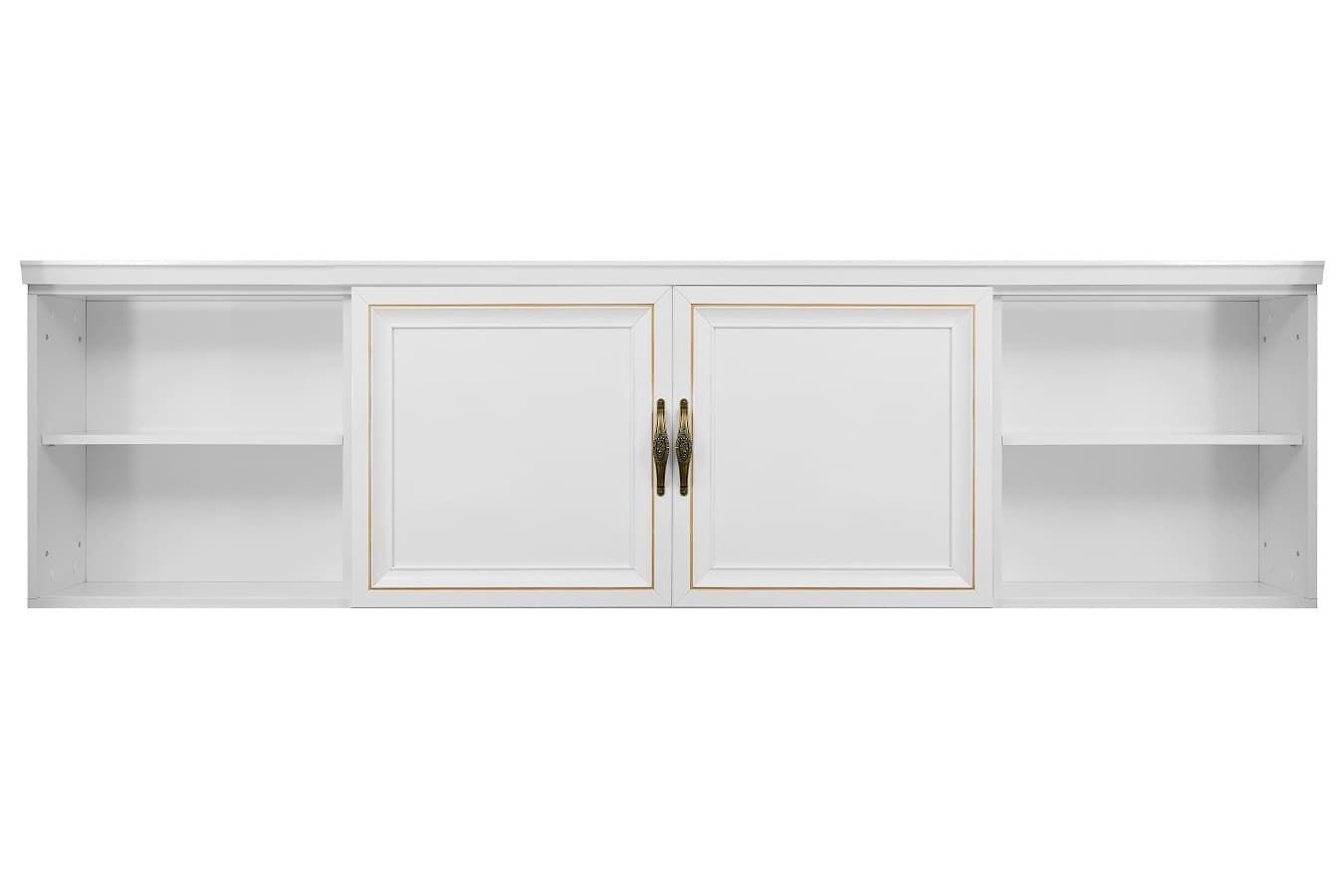 Секция навесная МОСТ над кроватью из комплекта спальни детская "Натали" белая