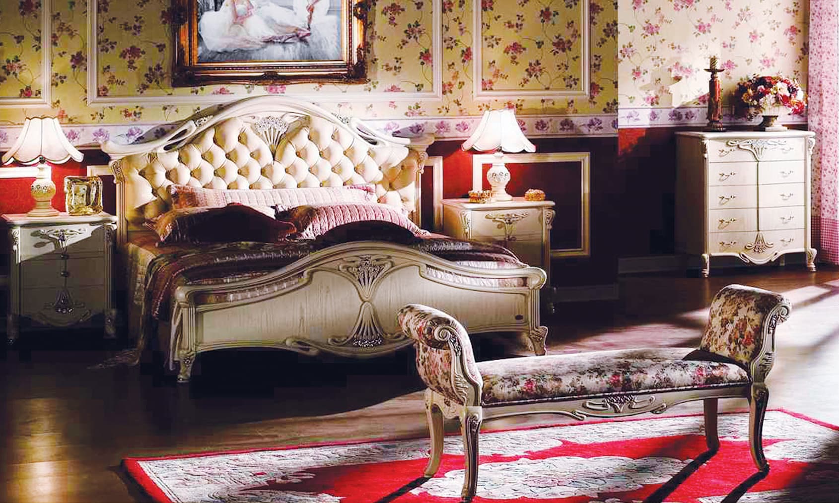 Кровать кожа (1,8x2,0) Carpenter 108