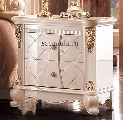 Прикров.тумба стразы Djiada беж