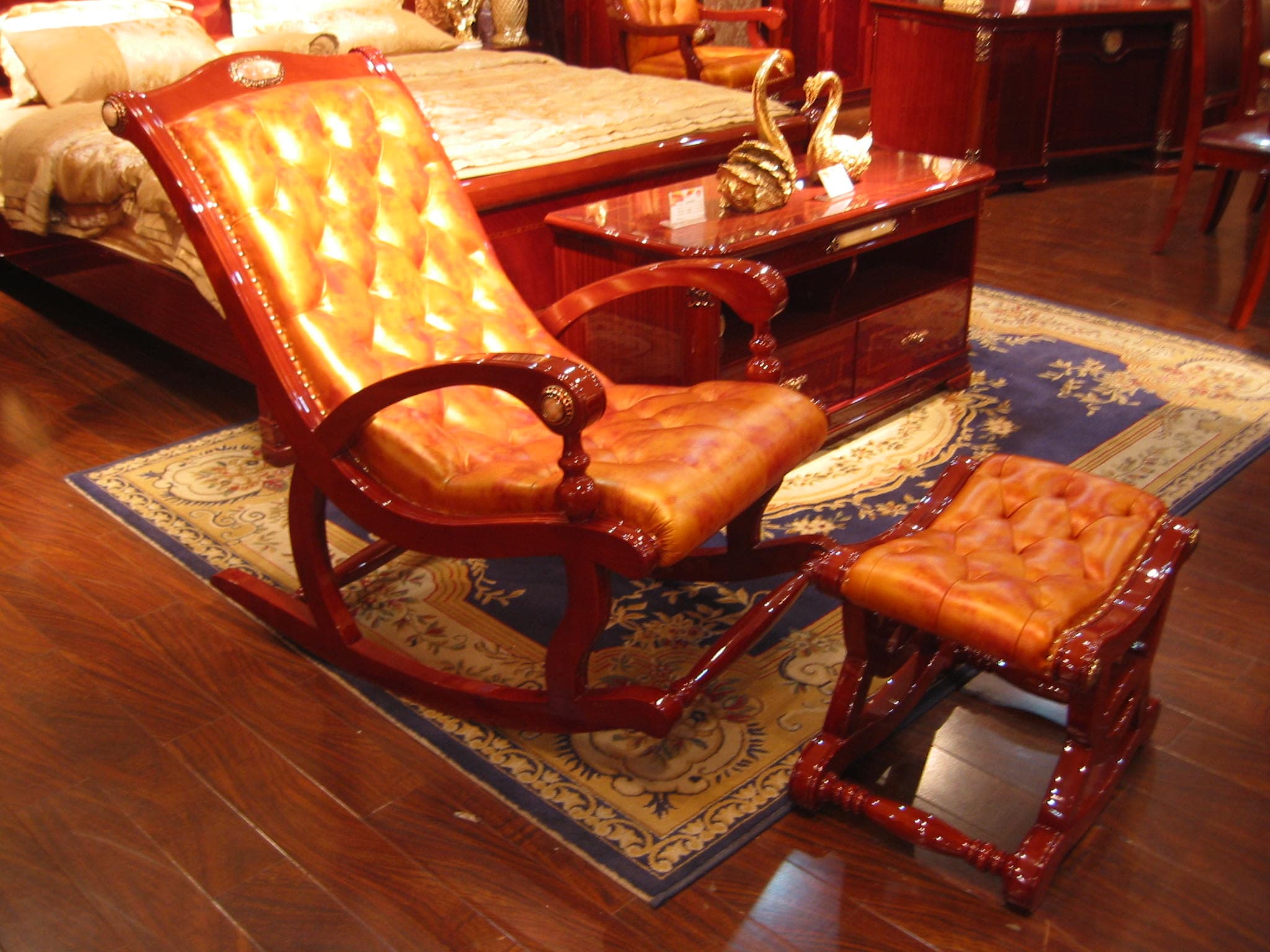 Кресло качалка Djiada орех