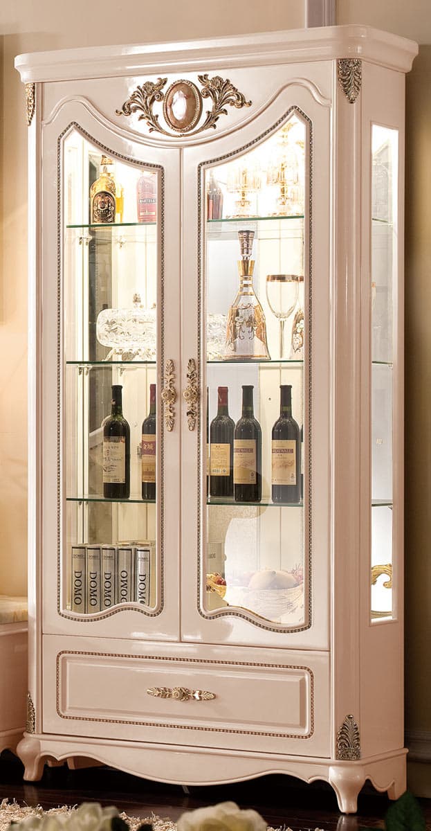 ВИТРИНА 2ДВ.ЗЕРК.СТ.ПОЛ Djiada беж