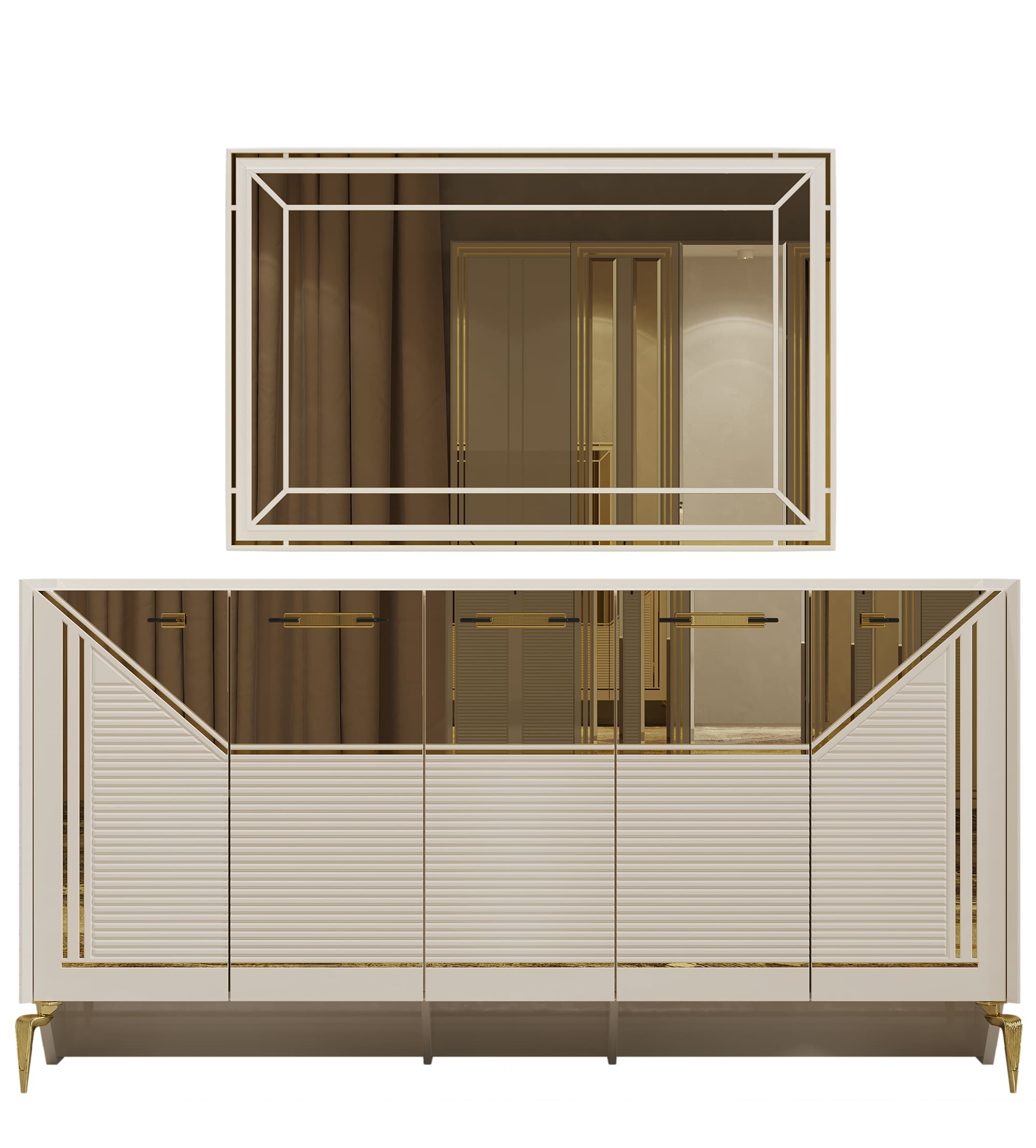 Комоды с зеркалами