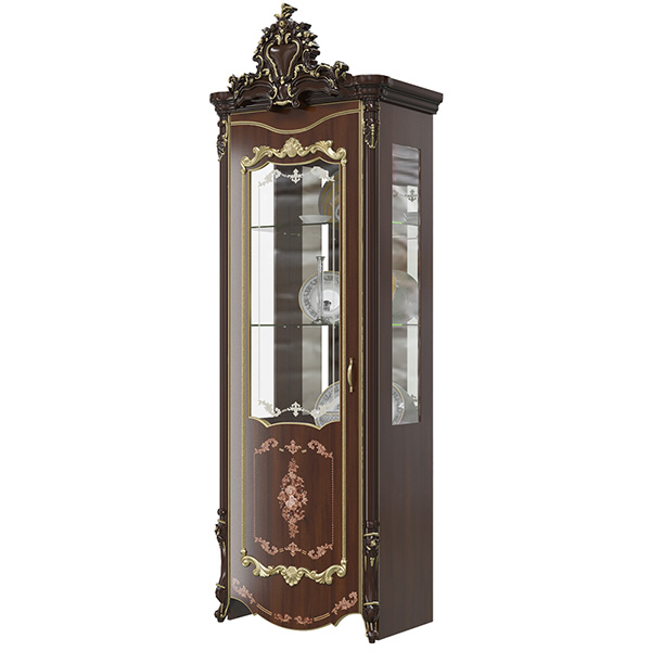 ГШ 01 Левая /ГШ02 Правая Шейх Витрина 1 дв Орех