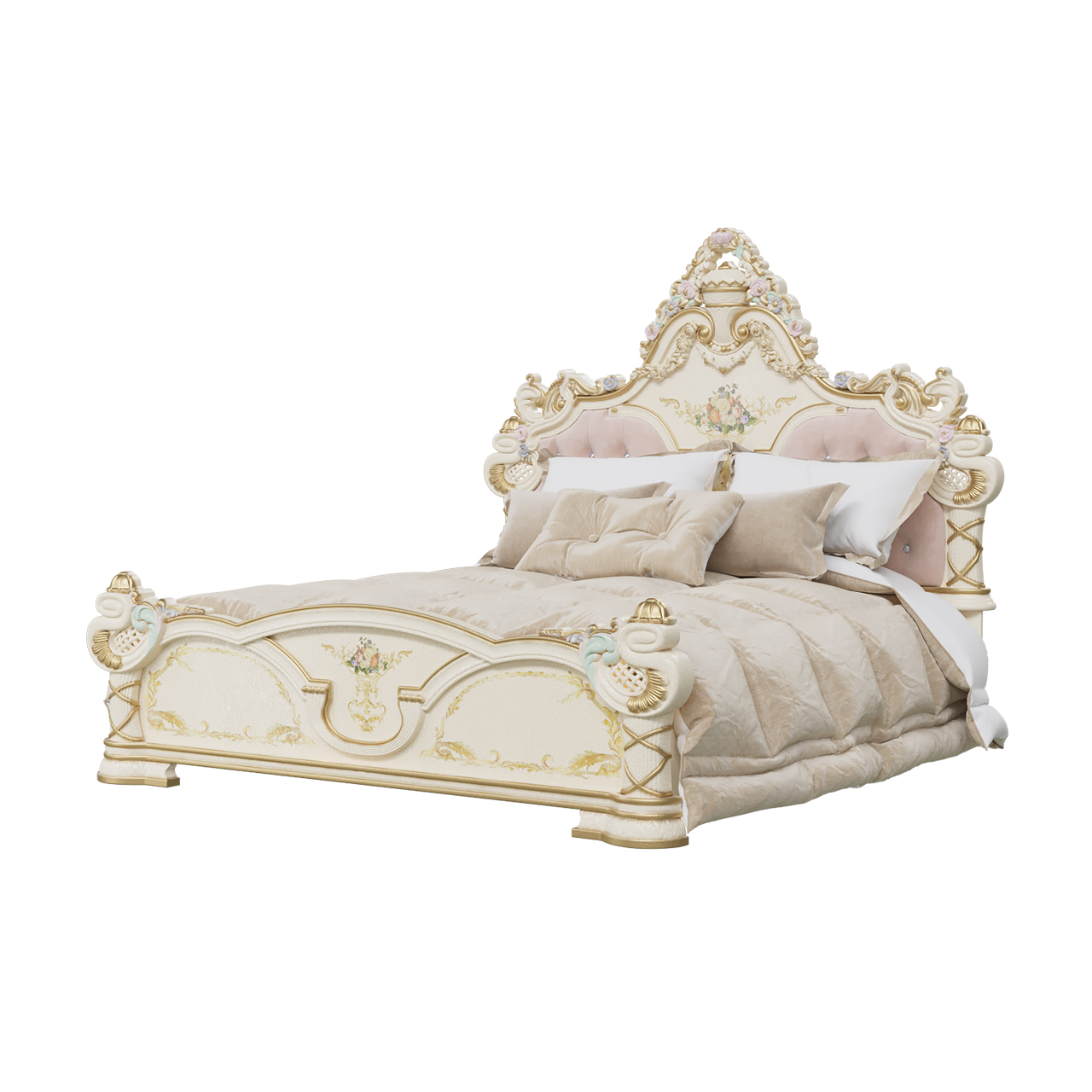 СЛ-03 Людовик Кровать 1800 каркас