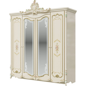 СШ 01 Шейх шкаф 4-х дверный Слоновая кость