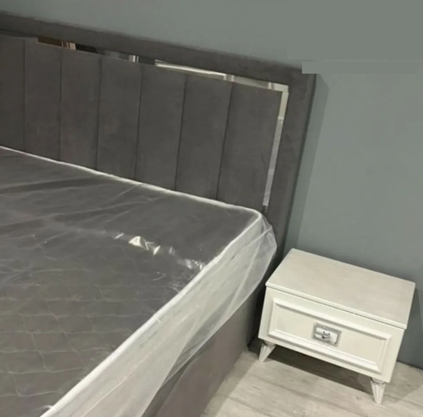 Виктория СВК-12 Тумба прикроватная Белый с серебром