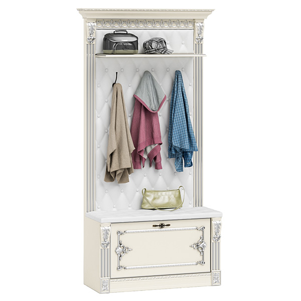 Визит прихожая П-1 Белая