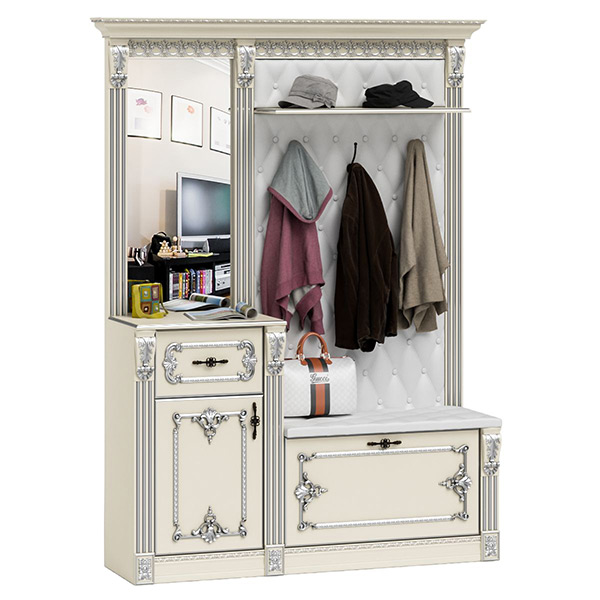 Визит прихожая П-2 Белая