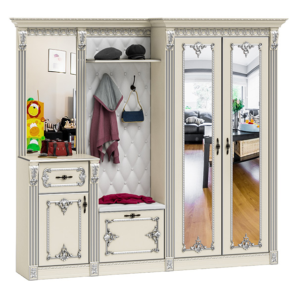 Визит прихожая П-5 Белая