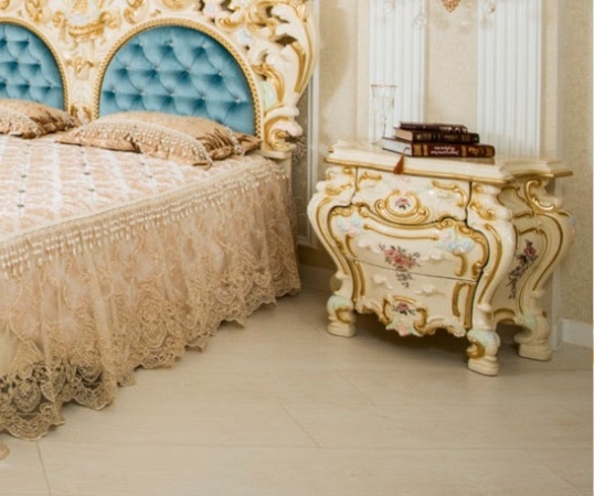 СБ-03 Тумба прикроватная Барокко Люкс слоновая кость