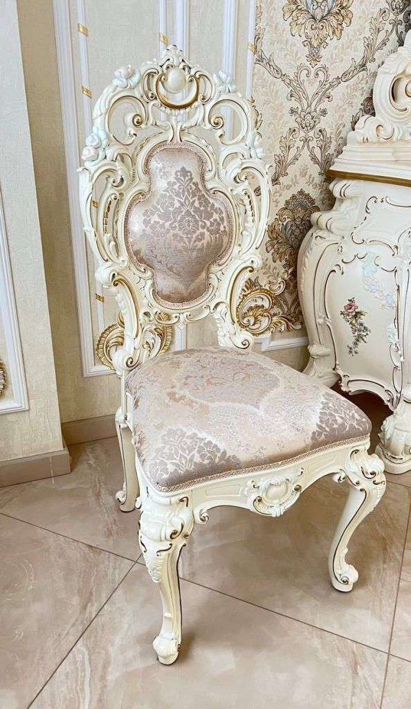 ГБ-10 Стул БАРОККО ЛЮКС Слоновая кость
