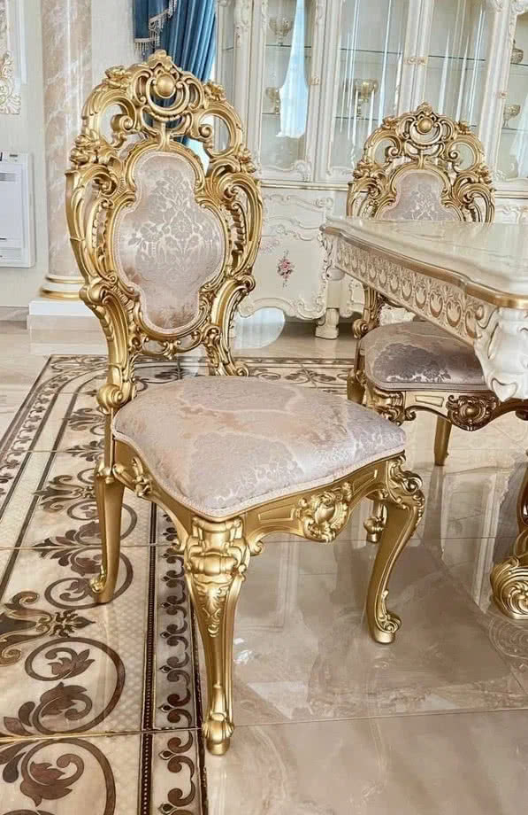 ГБ-10 Стул БАРОККО ЛЮКС Золото