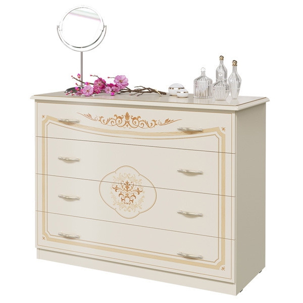 СГ-06 Грация комод Слоновая кость