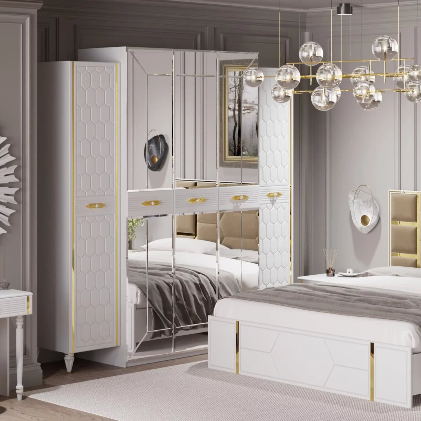 Спальня Мария СМР-02 Шкаф 5-ти дверный