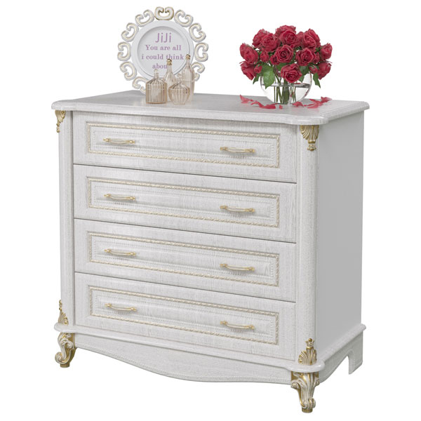 СД-05 Да Винчи комод Белая патина