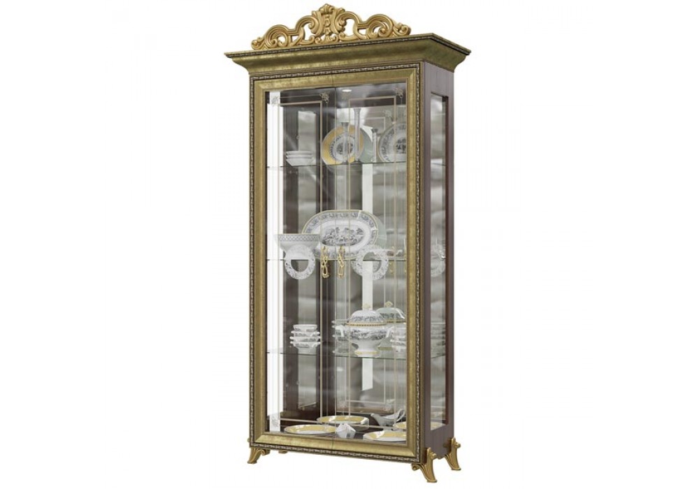 Версаль ГВ-02 шкаф 2 дверный Орех