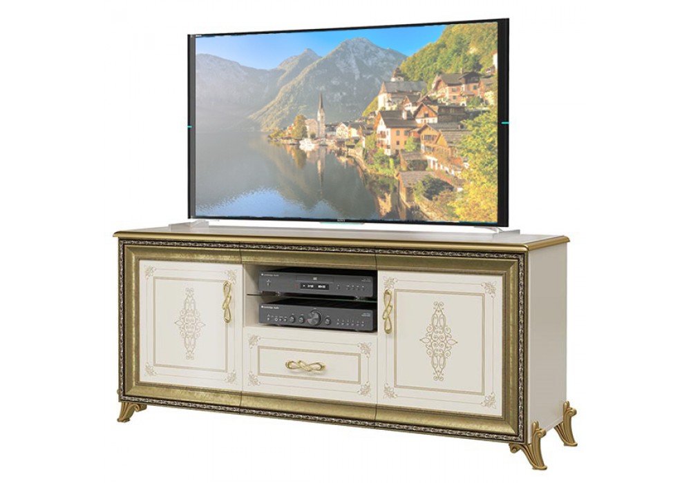 Версаль ГВ-03 ТВ тумба Слоновая кость