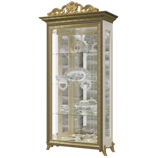 Версаль ГВ-02 шкаф 2 дверный Слоновая кость