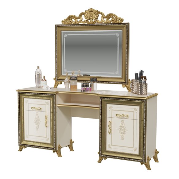 СВ-07 Версаль стол туалетный Слоновая кость