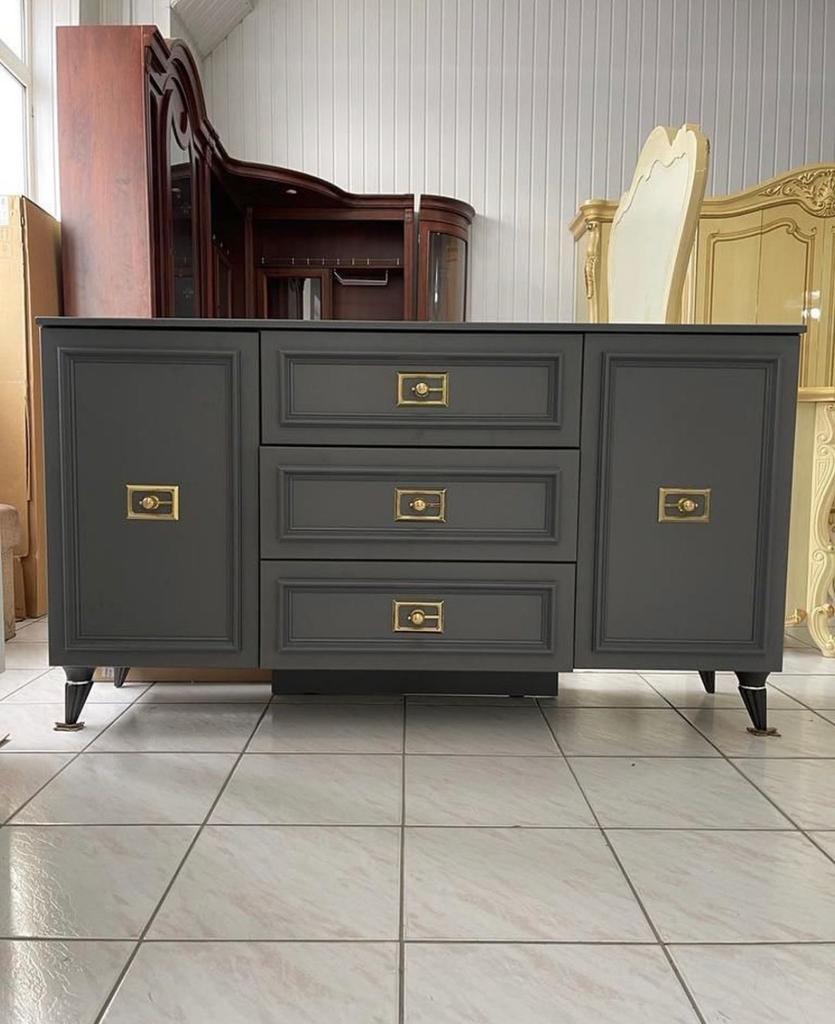 Виктория ГВК-05 Комод Графит золото