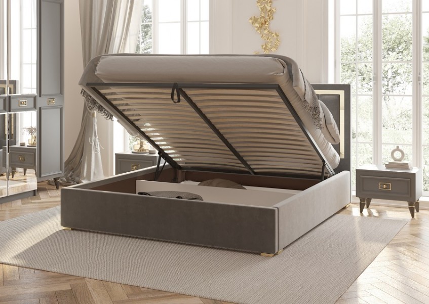 Основание с ПМ для кровати СВК-07 (1.6м) Виктория