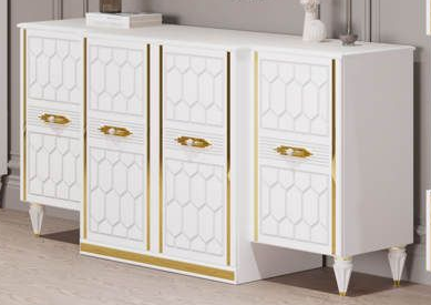 Комод (бел.-зол.) гостиная "Мария"