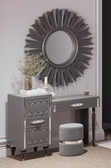 Стол туалетный (сер.-сереб.) спальня "Мария"