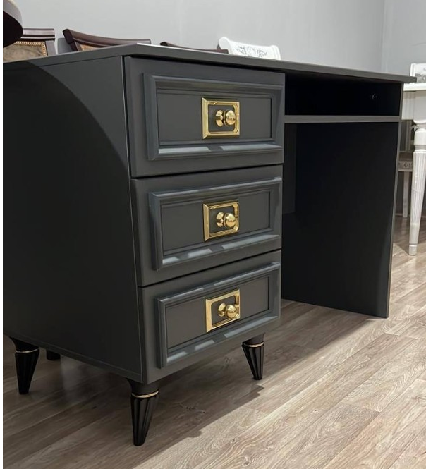 Стол письменный (сер.-зол.) молодежная комната «Виктория»