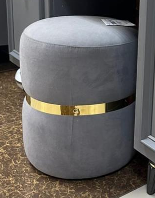 Пуф (сер.-зол.) спальня "Виктория"