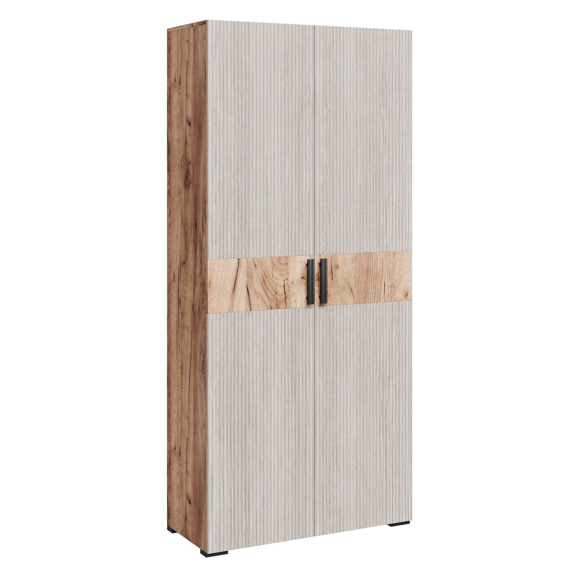 Шкаф 2х-дверный с вешалкой и полками «Берта» (ПБ-02)